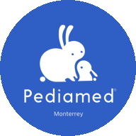 Logo Pediamed en círculo azul